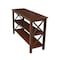 International Concepts Rectangle Hampton Console Table, 48 W, 16 L, 30 in H, Wood, Espresso OT581-70S - alternate 6